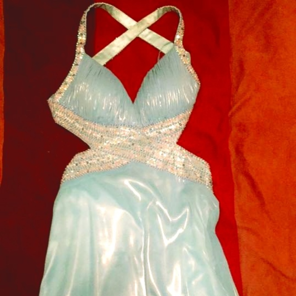 Light Blue Prom Dress